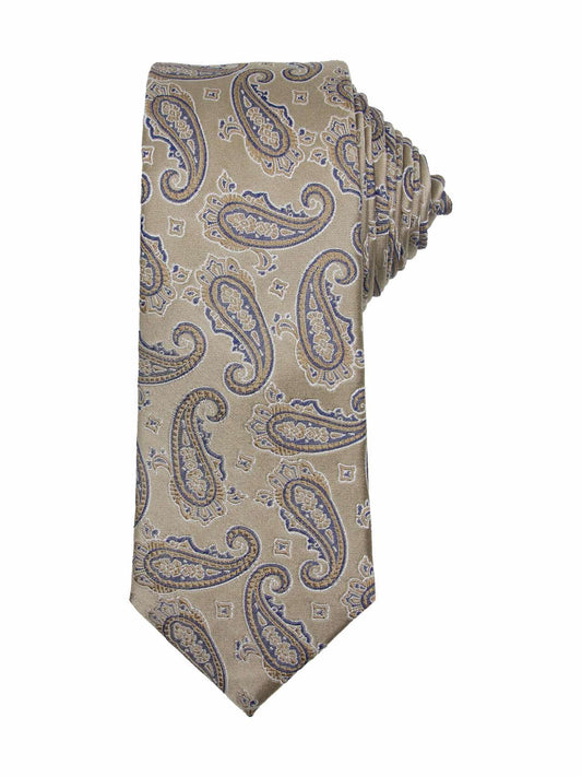 Santi silkeslips paisley beige